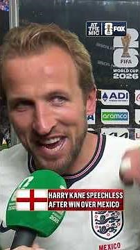 Harry Kane played his heart out in Mexico City, and his voice is completely gone 😂