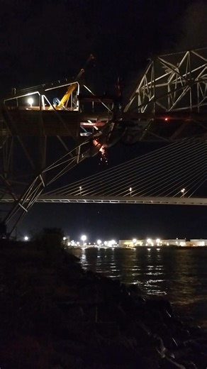 The final night's of the Old Harbor Bridge #corpuschristi #corpuschristitx #corpuschristitexas #bayarea #bay #texas | David Perez