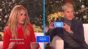 Put a sticky note over your screen so you can’t see the card, and you can play "Heads Up!" over Zoom! Happy holidays! http://hyperurl.co/headsup | Ellen DeGeneres