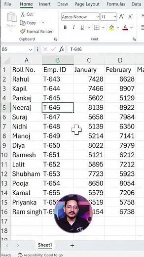 Excel Data Covert in Table | Computer Tech Academy | #excel