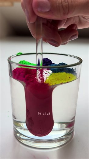 Satisfying Slime Mixing ASMR Experience