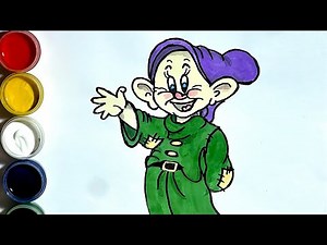 “Cute Dwarf Drawing and Painting | Easy Cartoon Art Tutorial”