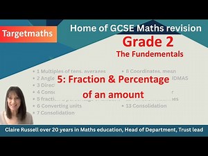 Fractions & Percentages of an Amount 👉 GCSE Maths Lesson 5