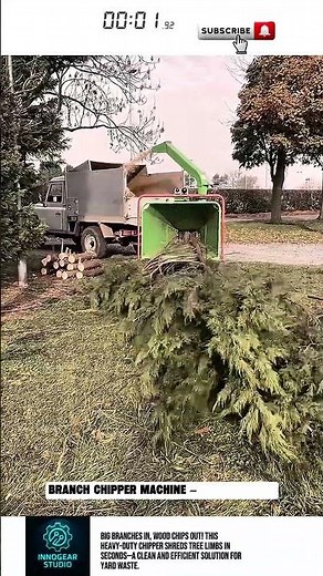 Branch Chipper Machine – Fast & Clean!