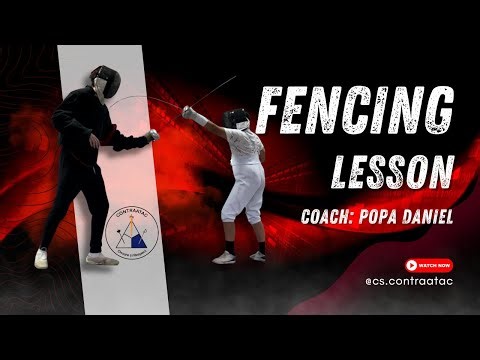 Epee Fencing Lesson - Lectie de scrima(spada) 🤺