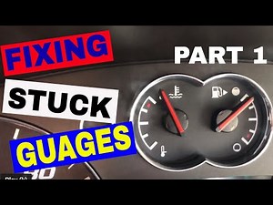 Instrument Cluster Repair - 2008 Chevy Equinox - Sticking Temperature Guage - Part 1
