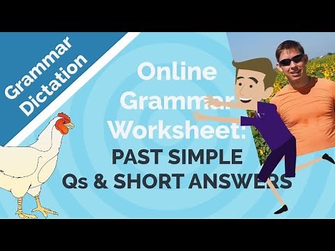 Online Grammar Worksheet-Past Simple Qs & Short Answers