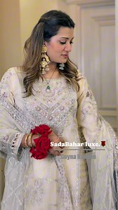 SadaBahar luxe. Stitch 3ps suit 🌹 Color: Peach- Size: S, L white - Size : L inbox for order :) | Goyna Baksho