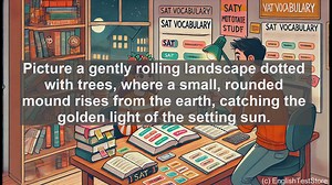 5000 Must Know SAT Vocabulary - What is a Hillock? Boost Your SAT Vocabulary