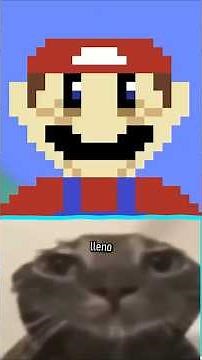 In this animation, Mario ages with every jump he makes. #mario