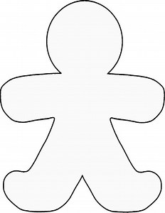 Gingerbread Man Tracing | The Cake Boutique