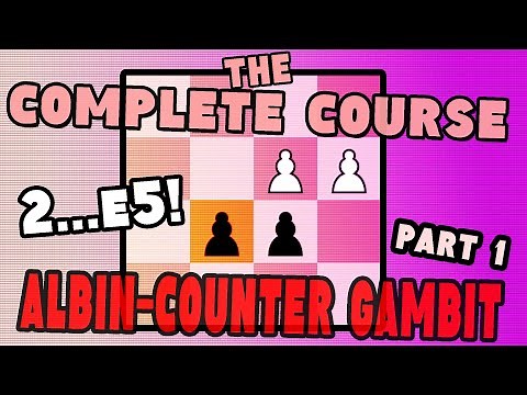 ALBIN-COUNTER GAMBIT - The COMPLETE COURSE (Part 1/10) - Chess Opening LASKER TRAP (Queen's Gambit)