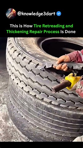 This is How Tire Retreading and Thickening Repair Process Is Done