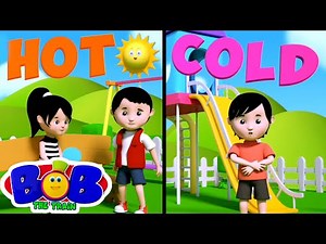 Opposite Song | Opposite Words | Learning Videos for Kids | Nursery Rhymes & Songs - Bob The Train