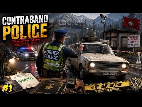 MY FIRST DAY ON BORDER POLICE DUTY 🚨- CONTRABAND POLICE GAMEPLAY 