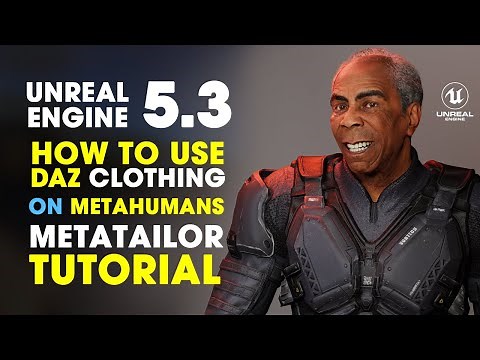 How to Use DAZ Clothing on MetaHumans with METATAILOR Tutorial 2 ~ 4K Textures + Highres Clothing