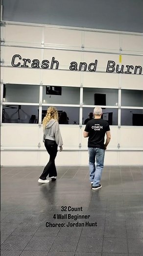 Crash and Burn Short Demo #linedancing #beginnerlinedance #easydancesteps #coupleshorts #linedance