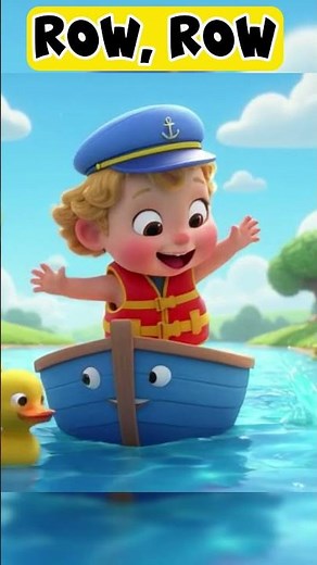 Joyful Row Row Row Your Boat Adventure! Kids Sing Along River Song