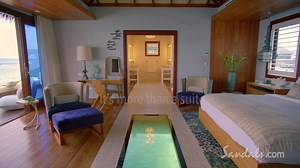 In a Love Nest Butler Suite®, every luxurious detail has been carefully considered. Each suite offers the utmost in privacy and plush elegance, including 24-hour room service and professionally trained butlers who cater to your every whim in top-tier suites. | Sandals Resorts