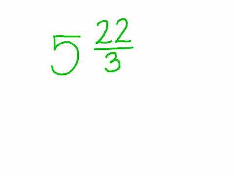 Reducing Mixed Numbers