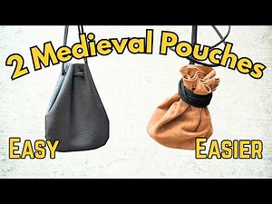 DIY Renaissance Faire Pouch - Easy Medieval Belt Bags