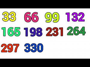 The Counting by Thirty threes Song|Skip Counting by 33's Song|Multiplication of 33| Numberblocks|33