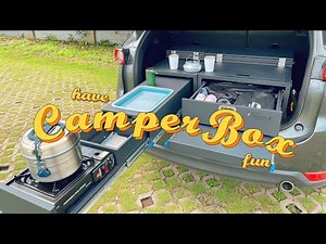 MINIVAN CAMPER BOX SHORT | Tiny Budget Camper SUV | Camping Box