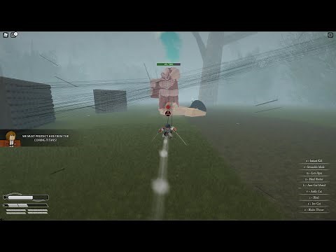 Attack On Titan:Last Breath..Annie Mission Gameplay Roblox