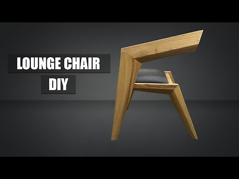 DIY MODERN CHAIR.Woodworking.