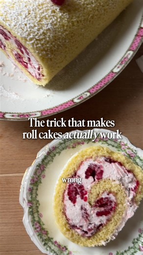 Perfect Roll Cake Every Time: Steam-Softened Sponge Trick