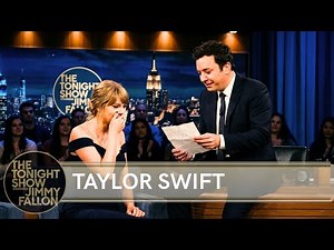 Jimmy Fallon STOPS Tonight Show When Taylor Swift Breaks Down Over Fan's Letter
