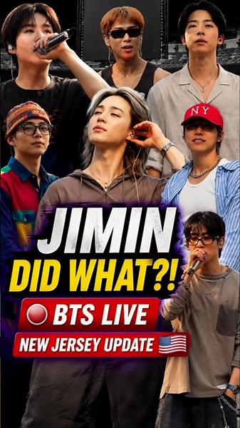 Jimin's NEW Silver Hair at BTS New Jersey Soundcheck 😱 | MetLife Day 1 Concert Update 💜