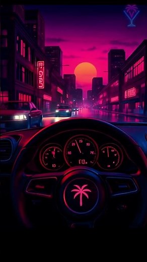 Night Drive • Synthwave POV 🚀 Neon Retro Vibes