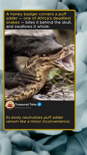 Honey Badger vs Puff Adder