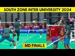 FINALS | SRM IST (TN) vs SRM UNIVERSITY (AP) | SOUTH ZONE INTER UNIVERSITY BADMINTON TOURNAMENT 2024