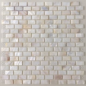 [Hot Item] Natural Shell Marble Mosaic Mother of Pearl Shell Subway/Herringbone/Square Mosaic Tile