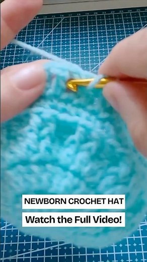 How to Crochet a Newborn Baby Hat – Easy & Cute Free Pattern 💕