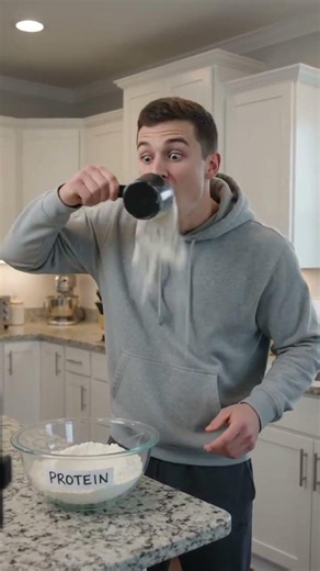 He Tried a Crazy Protein Challenge… and It Went Completely Wrong! 😂🥛