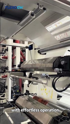 changhong 4 colors stack type flexo printing machine for plastic film
