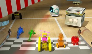 Learn Colors, 3D Shapes and Race Cars ｜ Adventures with Blazin' Bill the Monster