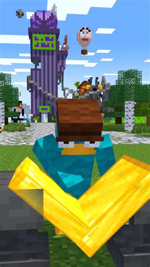 Who's the Strongest?! 💪 Minecraft Animation #Shorts