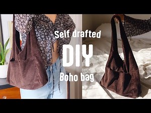 DIY Boho Shoulder Bag (Beginner Sewing Tutorial)