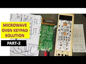 {903} microwave oven membrane keypad not working - part 2