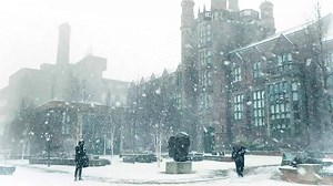 1.6K views · 2.3K reactions | Snow on campus + slow motion =  ❄️ | Newcastle University | Facebook