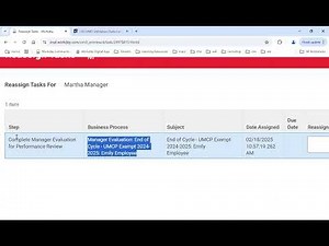 Workday Demonstration: Reassign Tasks