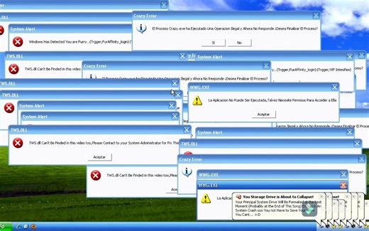 Windows XP Crazy Error