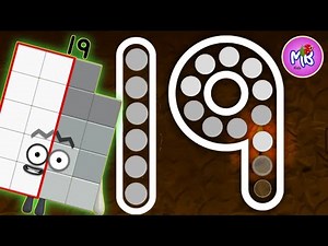 Numberblocks 19 Magic Run - Go Explore Nineteen number | Meeting with 19 Number