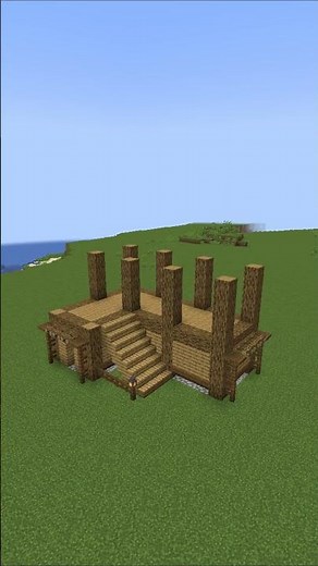 survival house minecraft | tutorial timelapse #minecraft