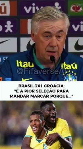 Carlo Ancelotti after Brazil's 3-1 victory over Croatia: "I felt like I was facing Tite 11 times!"