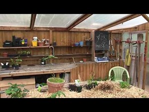 Serre semi-enterrée, 2 ans après, et spirale aroma